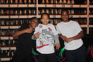 Three Students Smiling